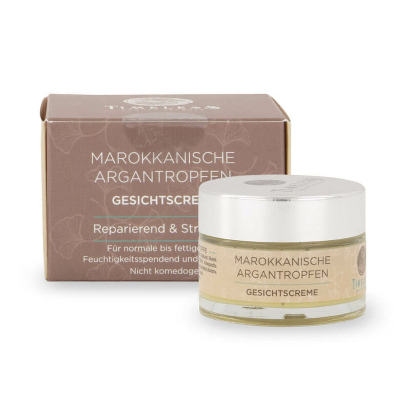 Timeless Beauty Secrets Gesichtscreme Marokkanische Argantropfen