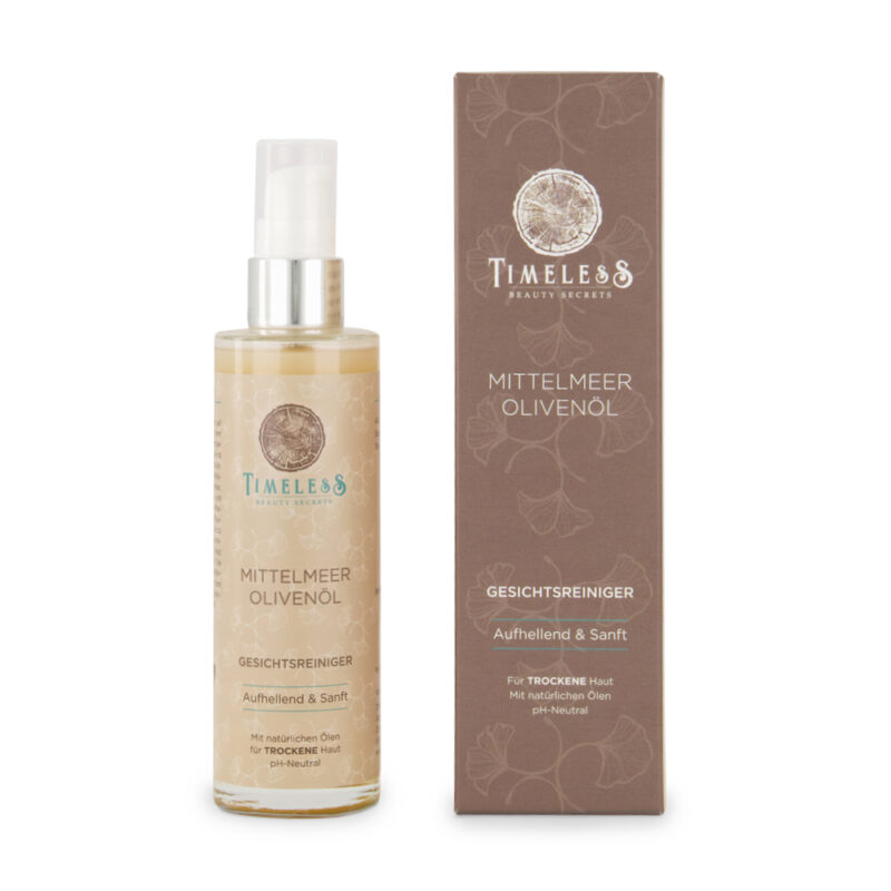 Timeless Beauty Secrets Gesichtsreiniger Mittelmeer Olivenöl für trockene Haut