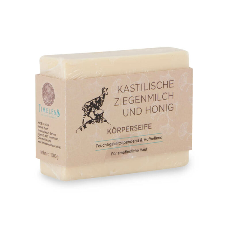 Timeless Beauty Secrets Körperseife Kastilische Ziegenmilch und Honig