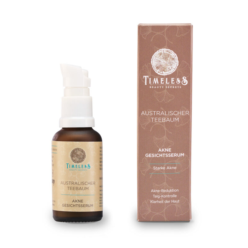 Intensiv-Serum bei starker Akne – Mit Teebaumöl, Noni & 16 ayurvedischen Kräutern (30 ml)