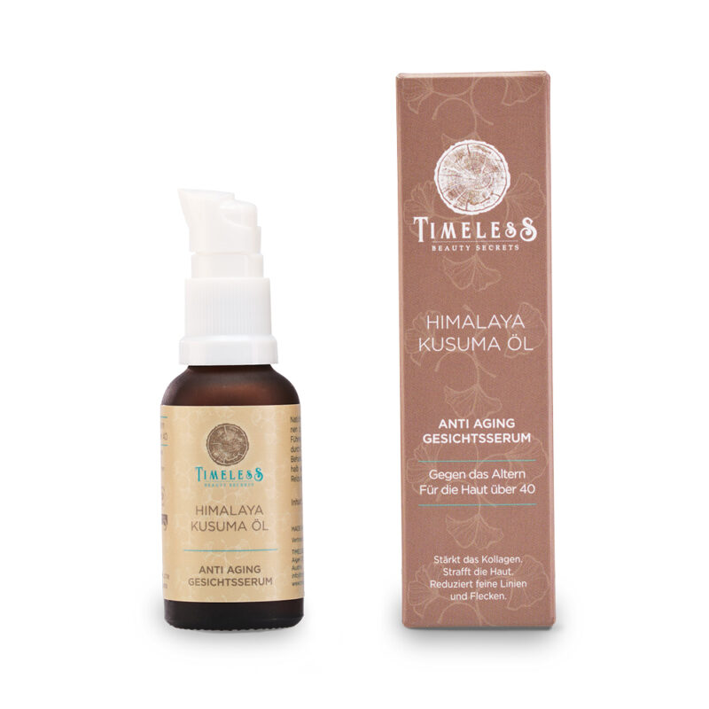 Ayurvedisches Anti-Aging-Serum mit Vitamin C, Retinol & Hyaluronsäure – Für strahlende, straffe Haut ab 40
