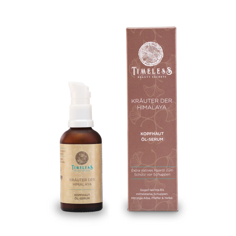 HAARWUCHS & ANTI-SCHUPPEN KOPFHAUT-ÖL  für gesundes Haar - Mit 14 ayurvedischen Kräutern aus dem Himalaya & Rosmarin
