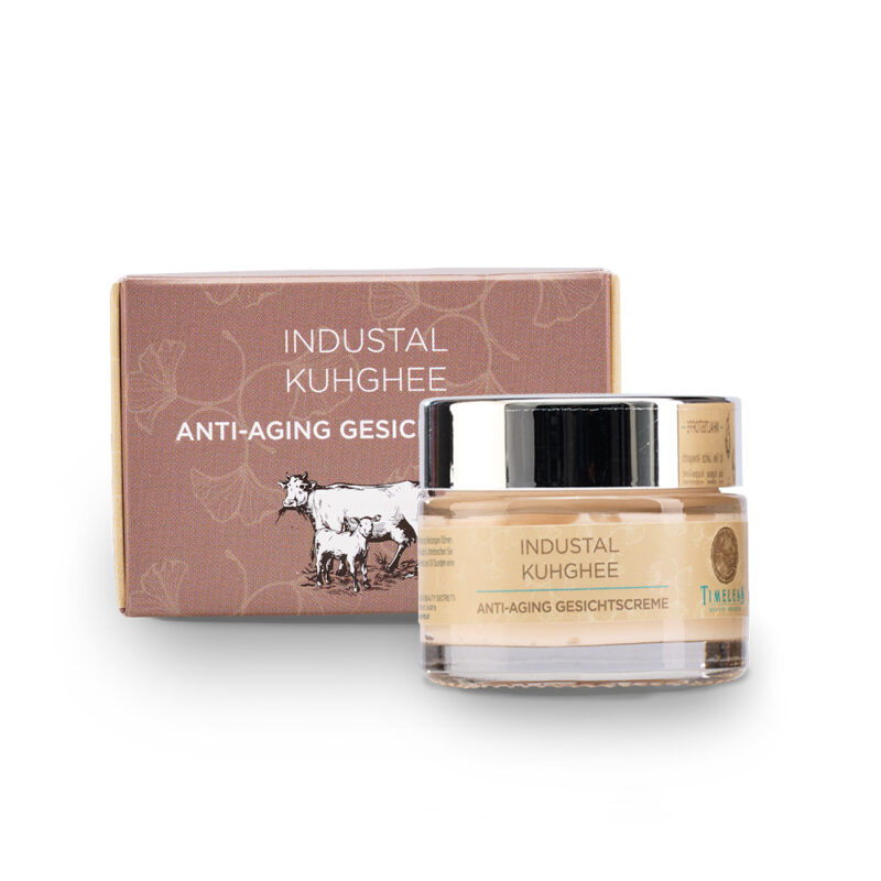 Anti-Aging Gesichtscreme mit Industal Kuhghee für die reife, trockene Haut